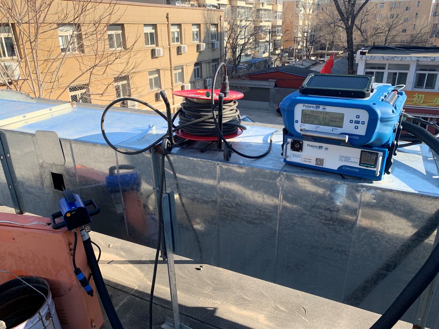 檢測北京餐飲油煙行業非甲烷總烴排放情況