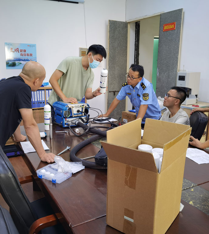 杭州建德環(huán)境監(jiān)測站PF-300交貨培訓